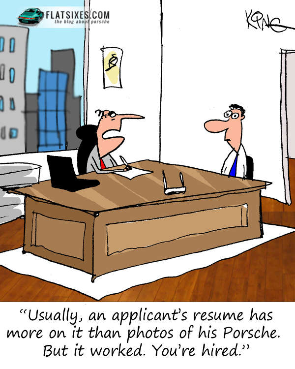 Porsche Cartoon Interview
