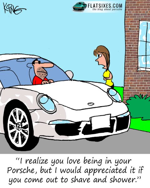 Porsche Cartoon Image 480x600