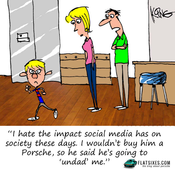 Porsche Cartoon July 2017