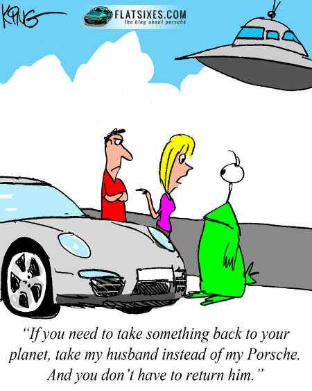 Porsche Cartoon September Comic Strip1