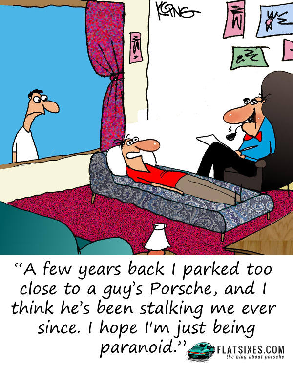 Porsche Comic Strip Flatsixes