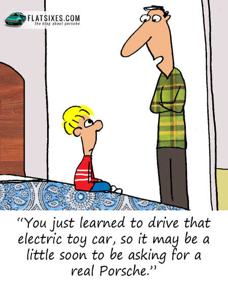 Porshe Cartoon August 21