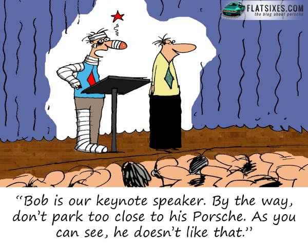 Anger Management Porsche Cartoon