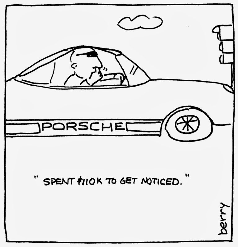 Berry Cartoon Porsche