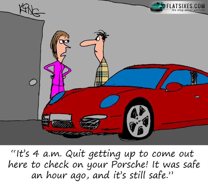 Porsche Cartoon 673x600