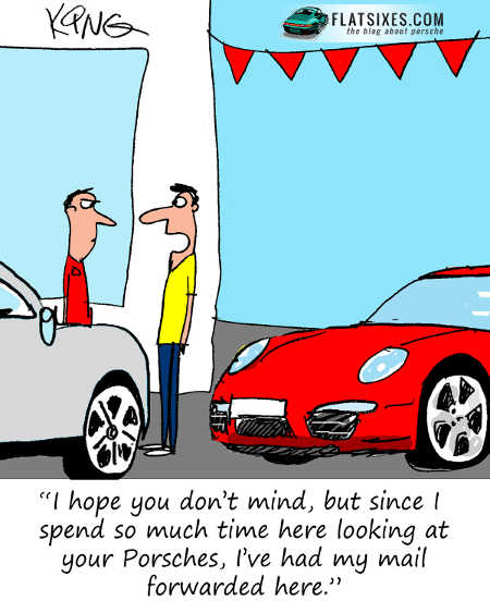 Porsche Cartoon And Comic Strip