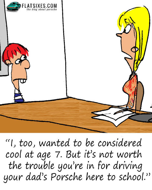 Porsche Cartoon June 2