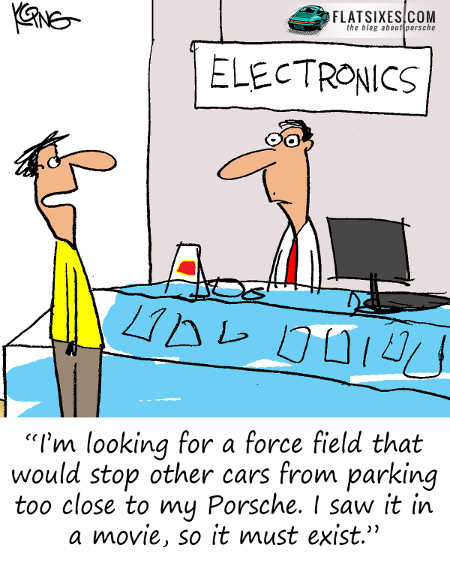 Porsche Cartoon October