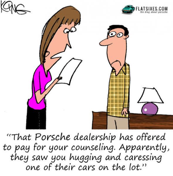 Porsche Comic Strip Counseling 590x600