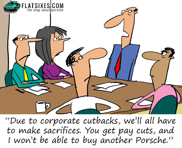 Porsche Corporate Cutbacks Comic